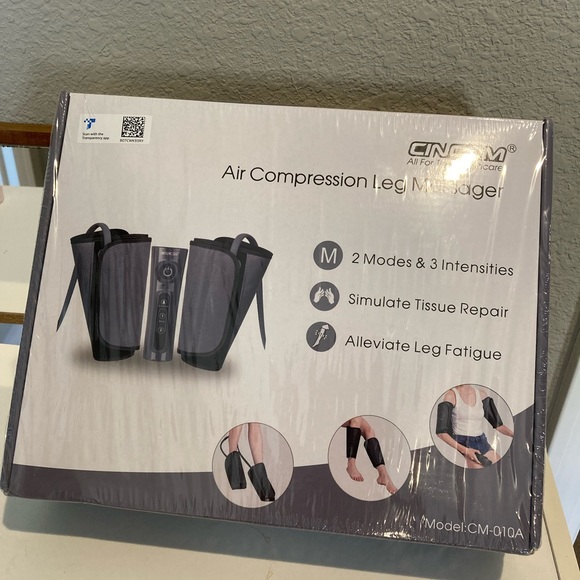 Leg Massager. NWOT Cincom brand Air Compression Leg Massager - Picture 5 of 6